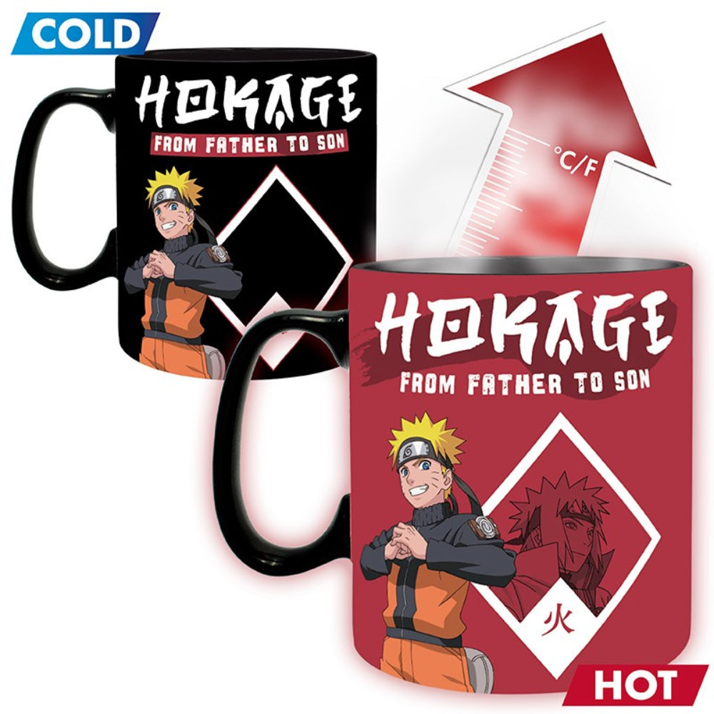 Naruto Shippuden - Mug Heat Change - 460 ml - "FROM FATHER TO SON"