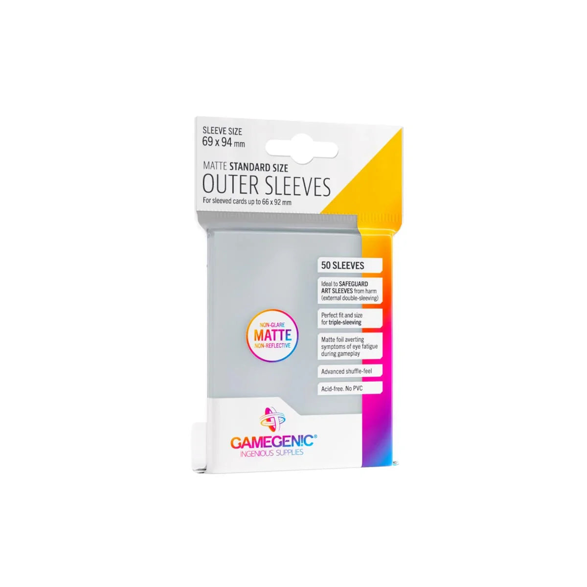Gamegenic Outer Sleeves Matte Standard Size (50 Hüllen)