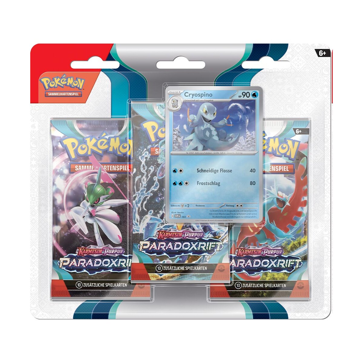 Pokémon Karmesin & Purpur Paradoxrift - 3-Pack Blister Cryospino - DE