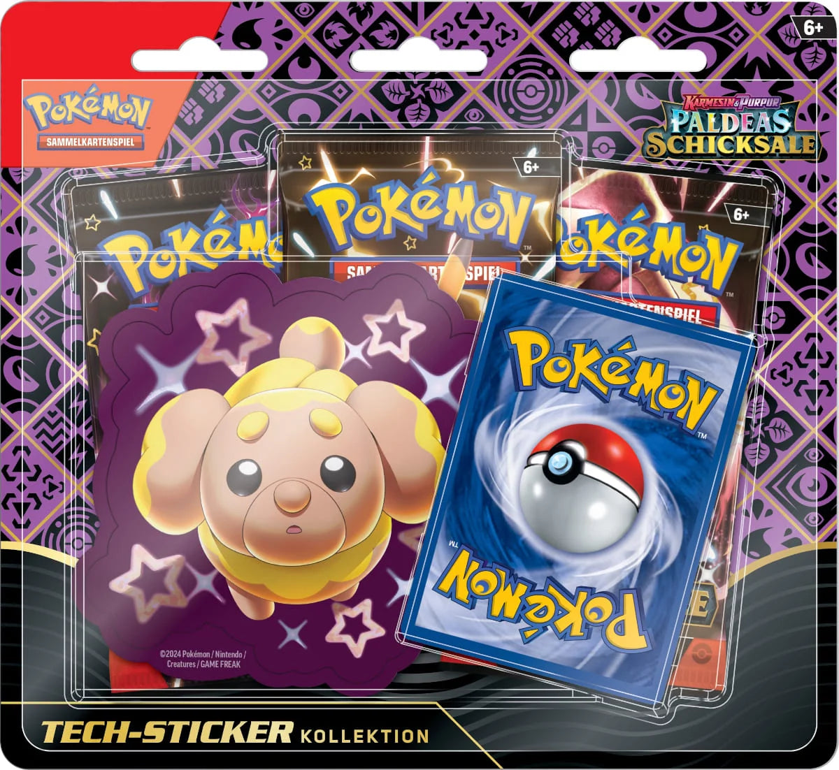 Pokémon Karmesin & Purpur Paldeas Schicksale - Tech-Sticker-Kollektion Schillerndes Hefel - DE