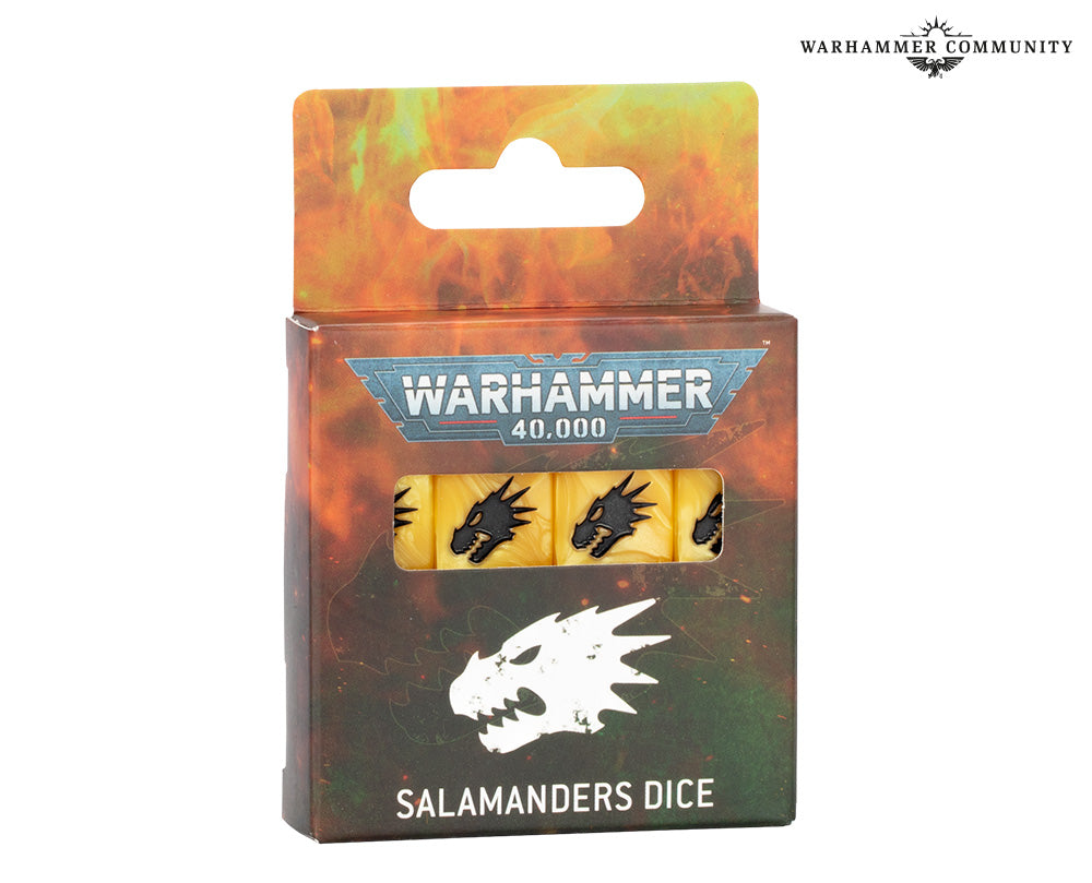 Warhammer 40.000 Salamanders Dice