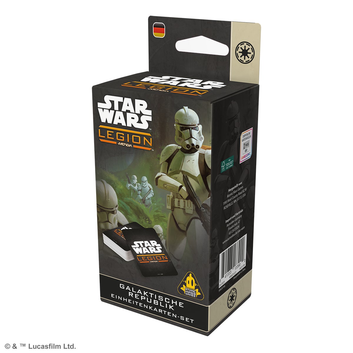 Star Wars: Legion – Galaktische Republik Einheitenkarten-Set