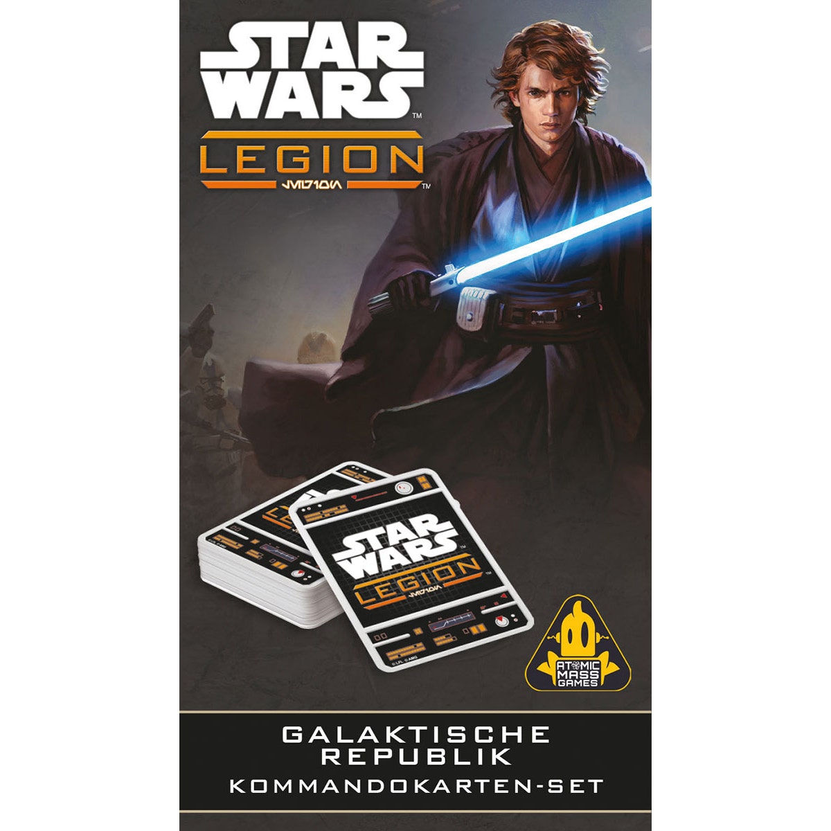 Star Wars: Legion – Galaktische Republik Kommandokarten-Set