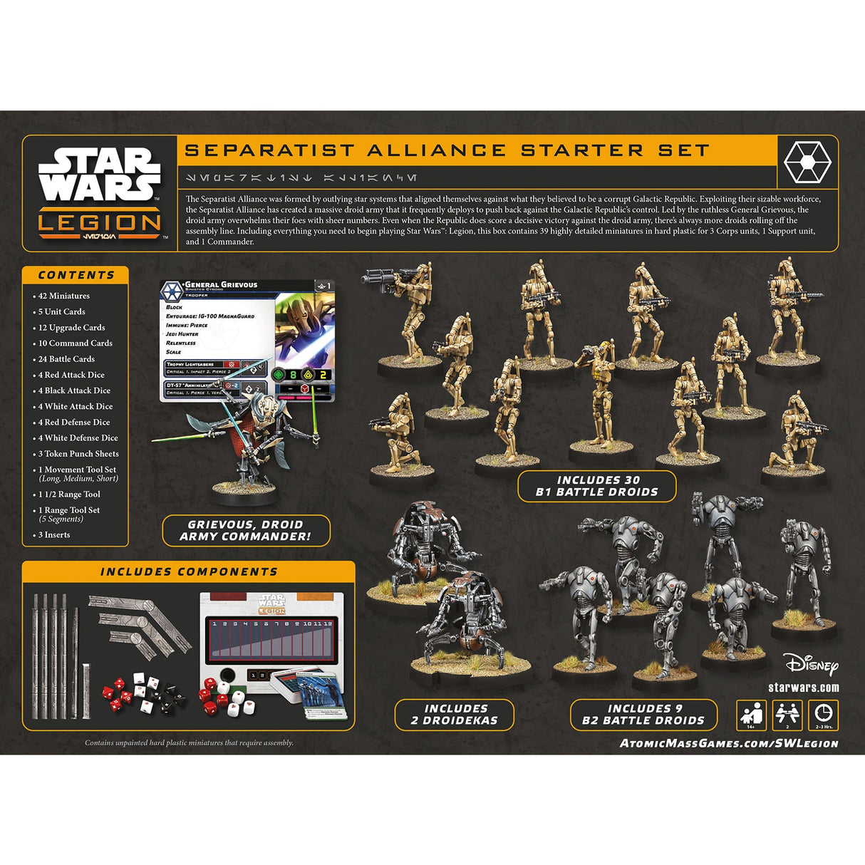 Star Wars: Legion - Separatist Alliance Starter Set