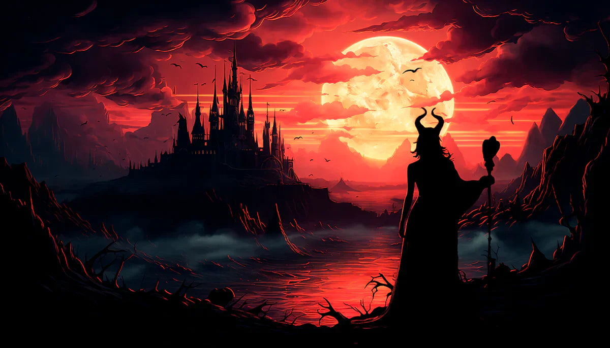 Dark Beneficent TCG Playmat/Spielmatte umnäht