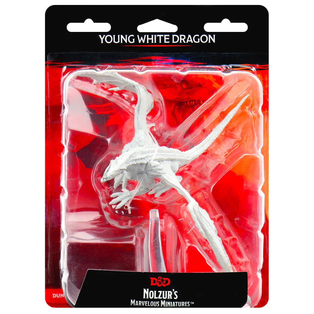 D&D Nolzur's Marvelous Miniatures - Young White Dragon