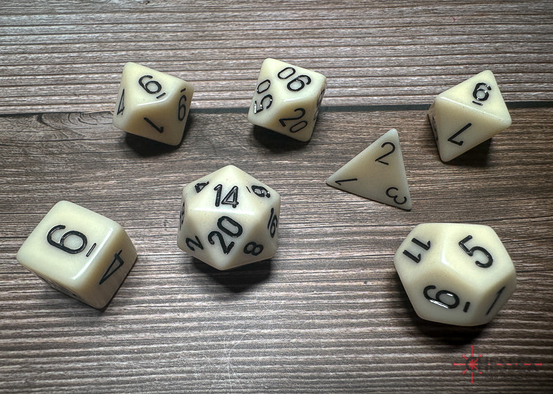 Chessex Polyhedral 7-Die Würfel-Set Vortex - Lila/Gold