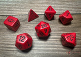 Chessex Polyhedral 7-Die Würfel-Set Borealis - Hellgrün/Gold