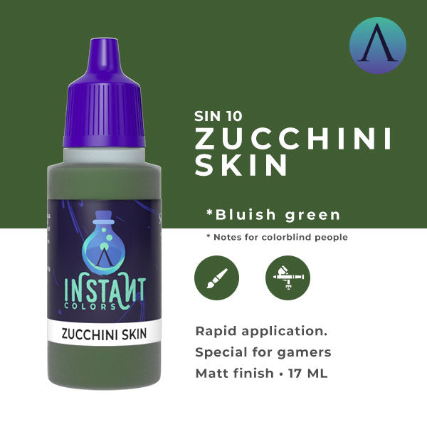Instant Color: SIN-10 Zucchini Skin