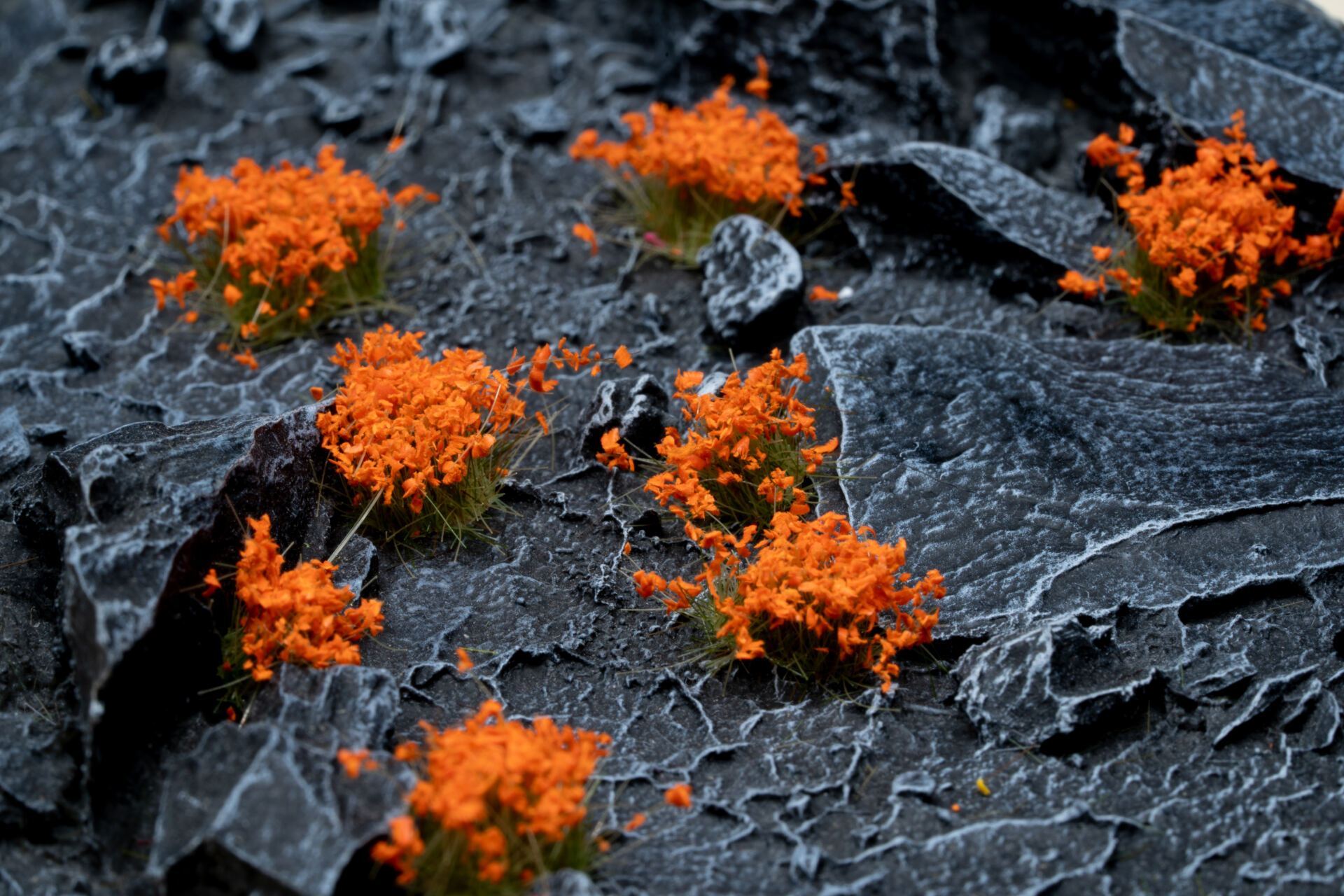 Orange Flowers Tuft 6mm