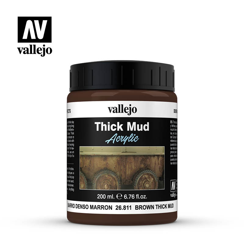 Thick Mud - Schlamm braun/Brown Mud, 200 ml (26.811)