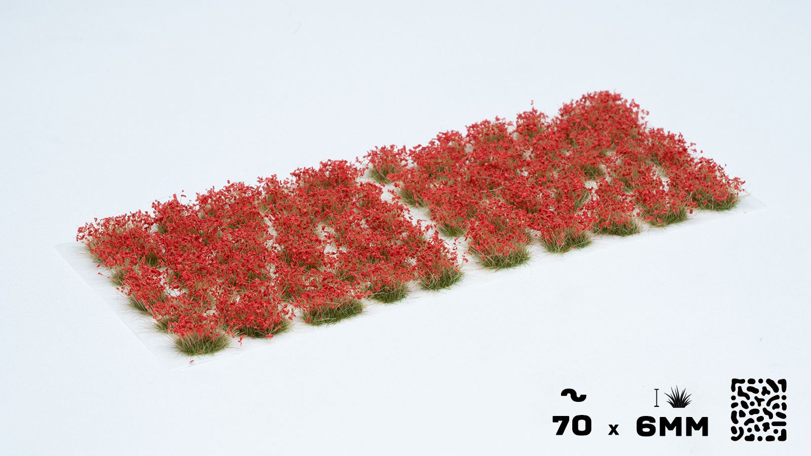 Red Flowers Tuft 6mm