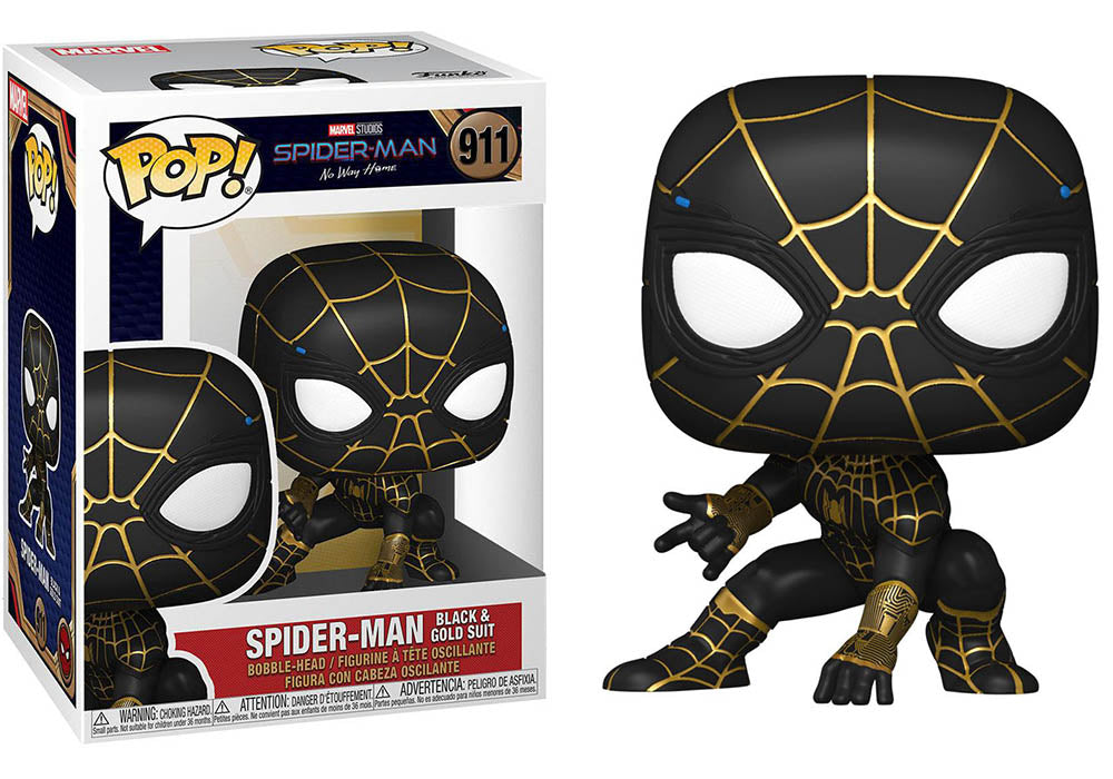 Funko POP! Spiderman No Way Home - Spiderman (Black & Gold Suit) - 911