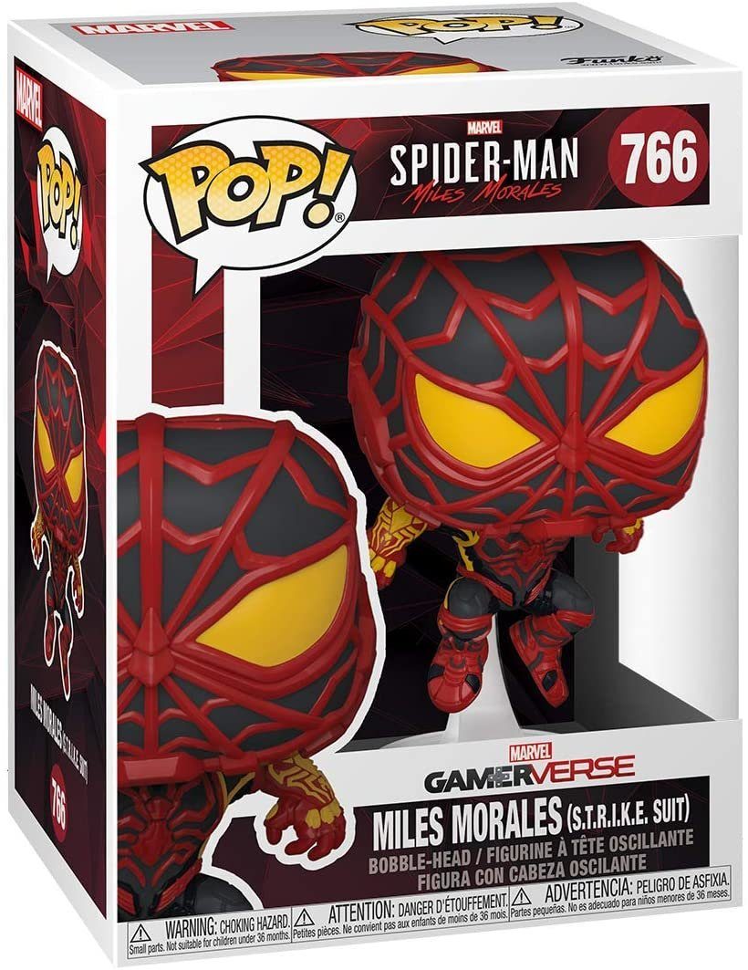 Funko POP! Spider Man Miles Morales - Miles Morales (S.T.R.I.K.E Suit)  - 766