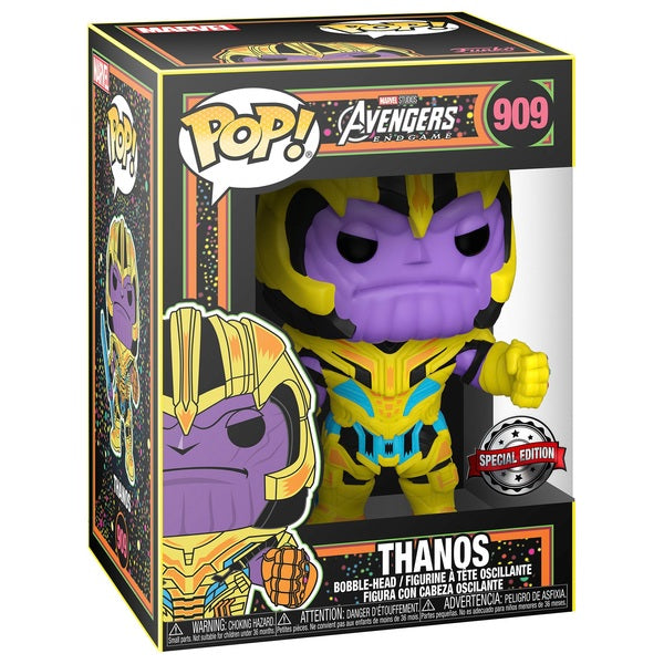 Funko POP! Marvel Avengers - Blacklight Thanos  - 909