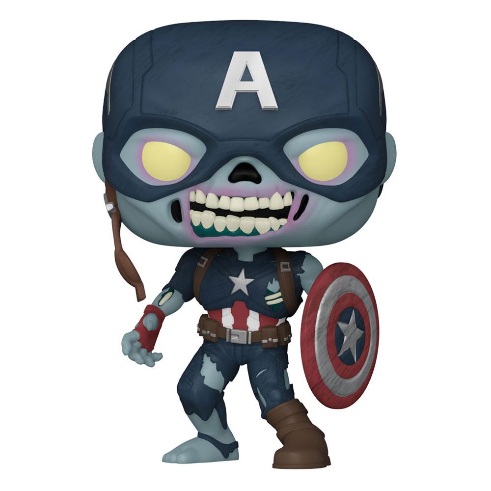 Funko POP! Marvel Studios: What if...? - Zombie Captain America  - 941