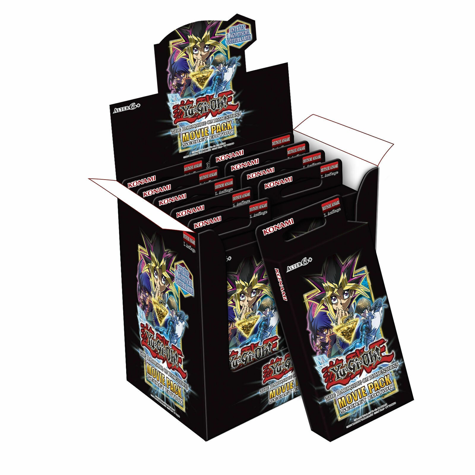 Yu-Gi-Oh! The Dark Side of Dimensions Movie Pack Secret Edition Box Display (10) *Deutsche Version*