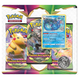 Pokémon SWSH04 - Schwert und Schild - Farbenschock - 3-Pack Blister Aquana deutsch