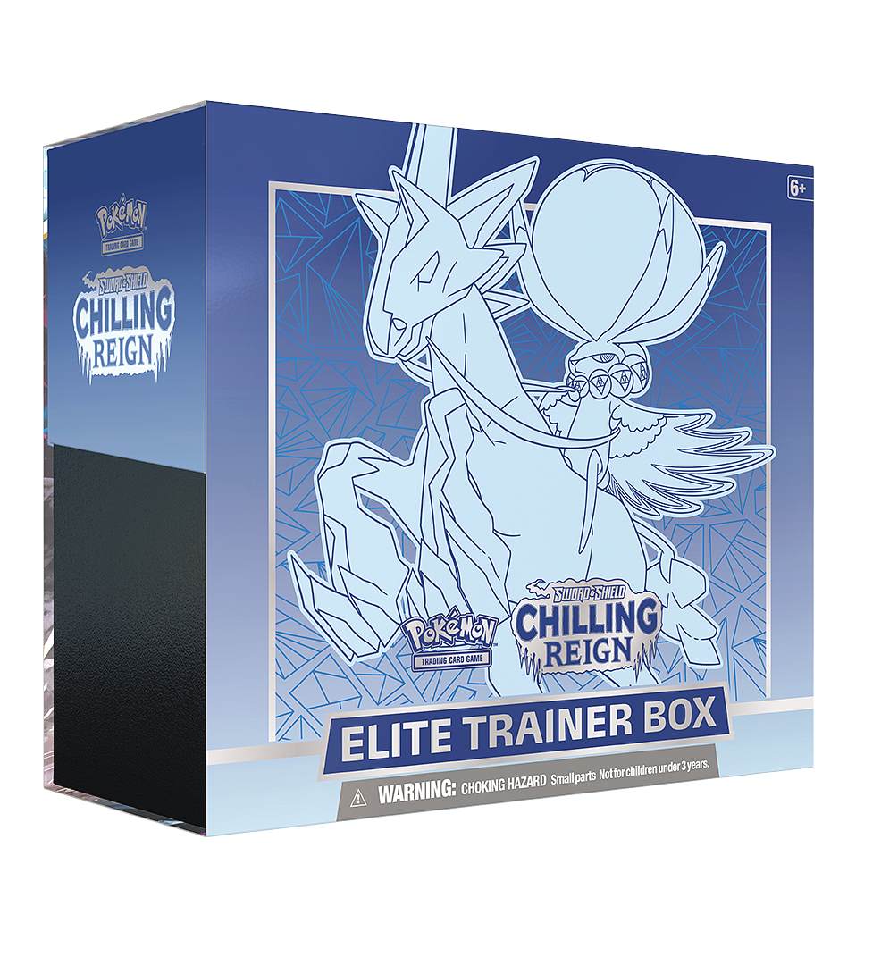 Pokémon SWSH06 - Chilling Reign - Elite-Trainer Box - Ice Rider Calyrex - englisch