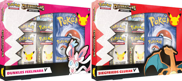 Pokémon 25th Anniversary V-Box Siegfrieds Charizard-V englisch