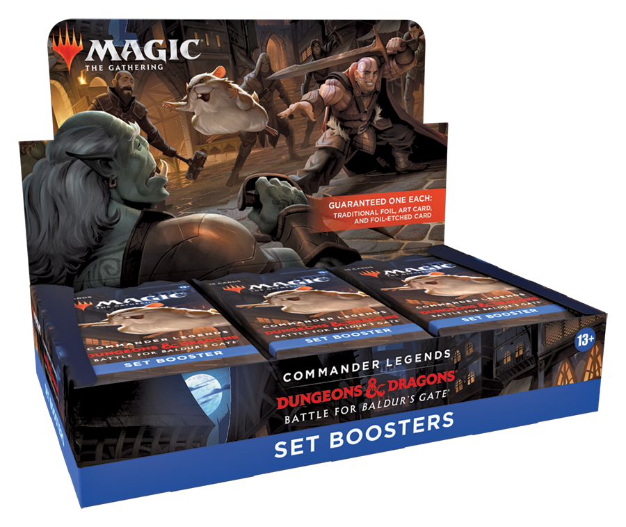 Commander Legends: Battle for Baldur’s Gate - Set Booster Display (18 Booster) - englisch