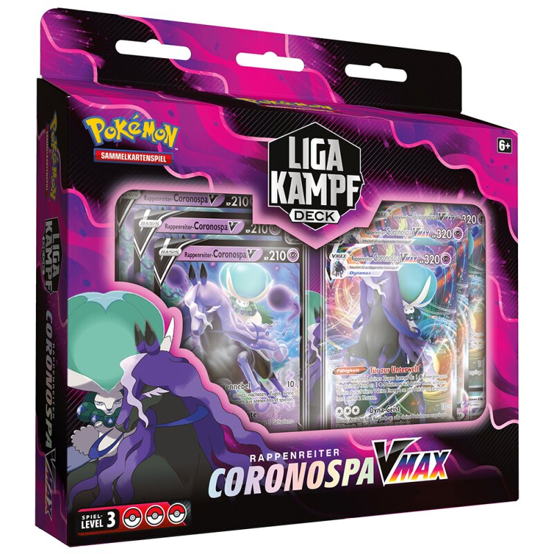 Pokémon - Liga Kampf Deck - Rappenreiter Coronospa VMax - deutsch