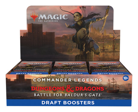 Commander Legends: Battle for Baldur’s Gate - Draft Booster Display (24) - englisch