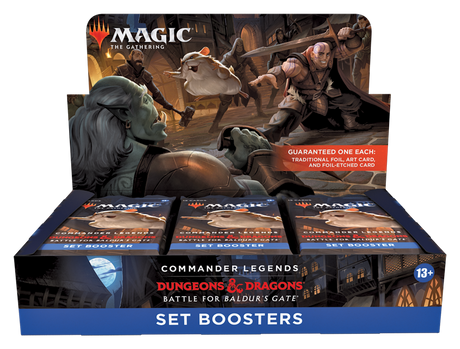 Commander Legends: Battle for Baldur’s Gate - Set Booster Display (18 Booster) - englisch