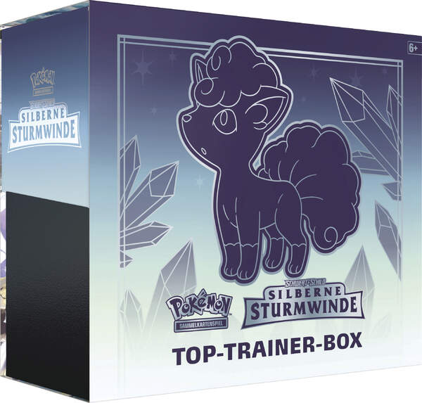 Pokémon Schwert und Schild Silberne Sturmwinde - Top-Trainer Box - deutsch