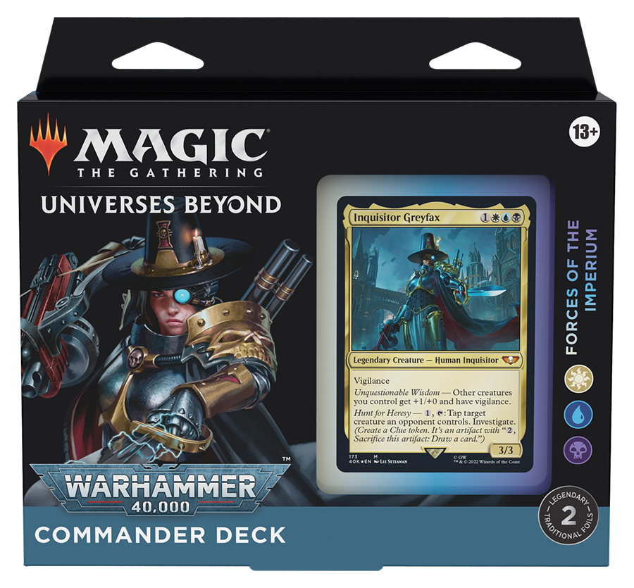 Universes Beyond: Warhammer 40,000 Commander-Deck- Forces of the Imperium - englisch