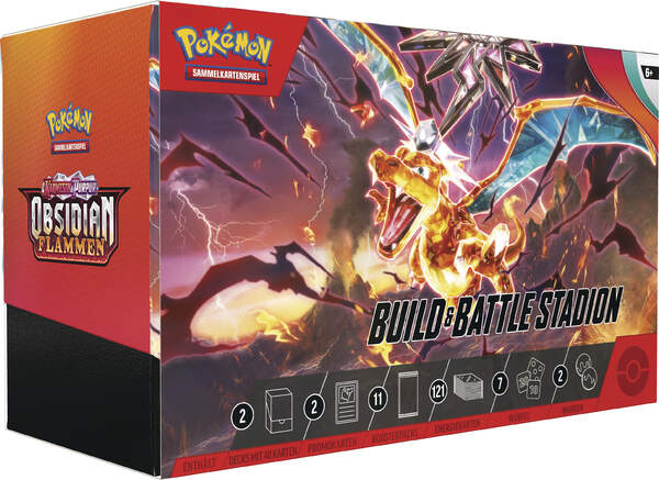 Pokémon Karmesin & Purpur Obsidian Flammen - Build & Battle Stadium - deutsch