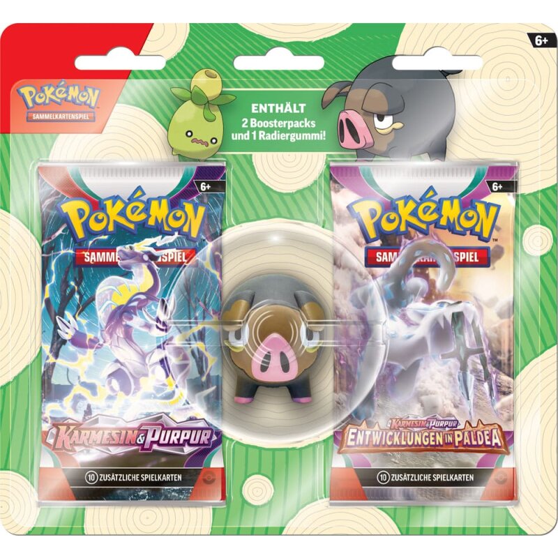 Pokémon TCG - Back to School - Eraser Blister Ferkuli - DE