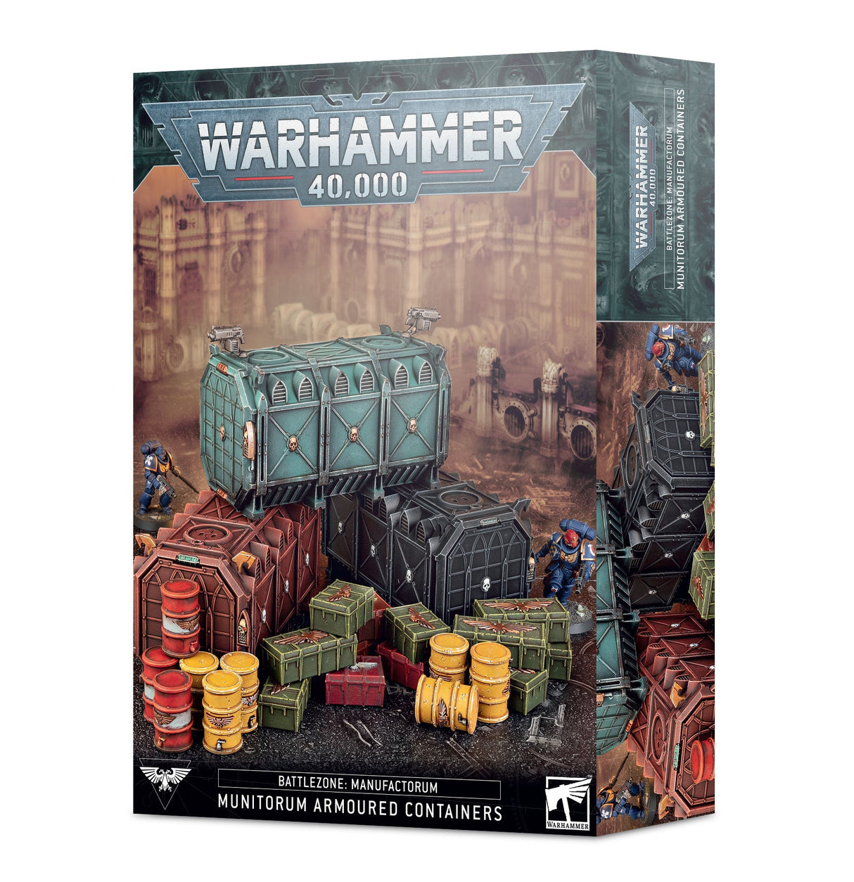 Warhammer 40.000 Battlezone Manufactorm Munitorum Armoured Containers
