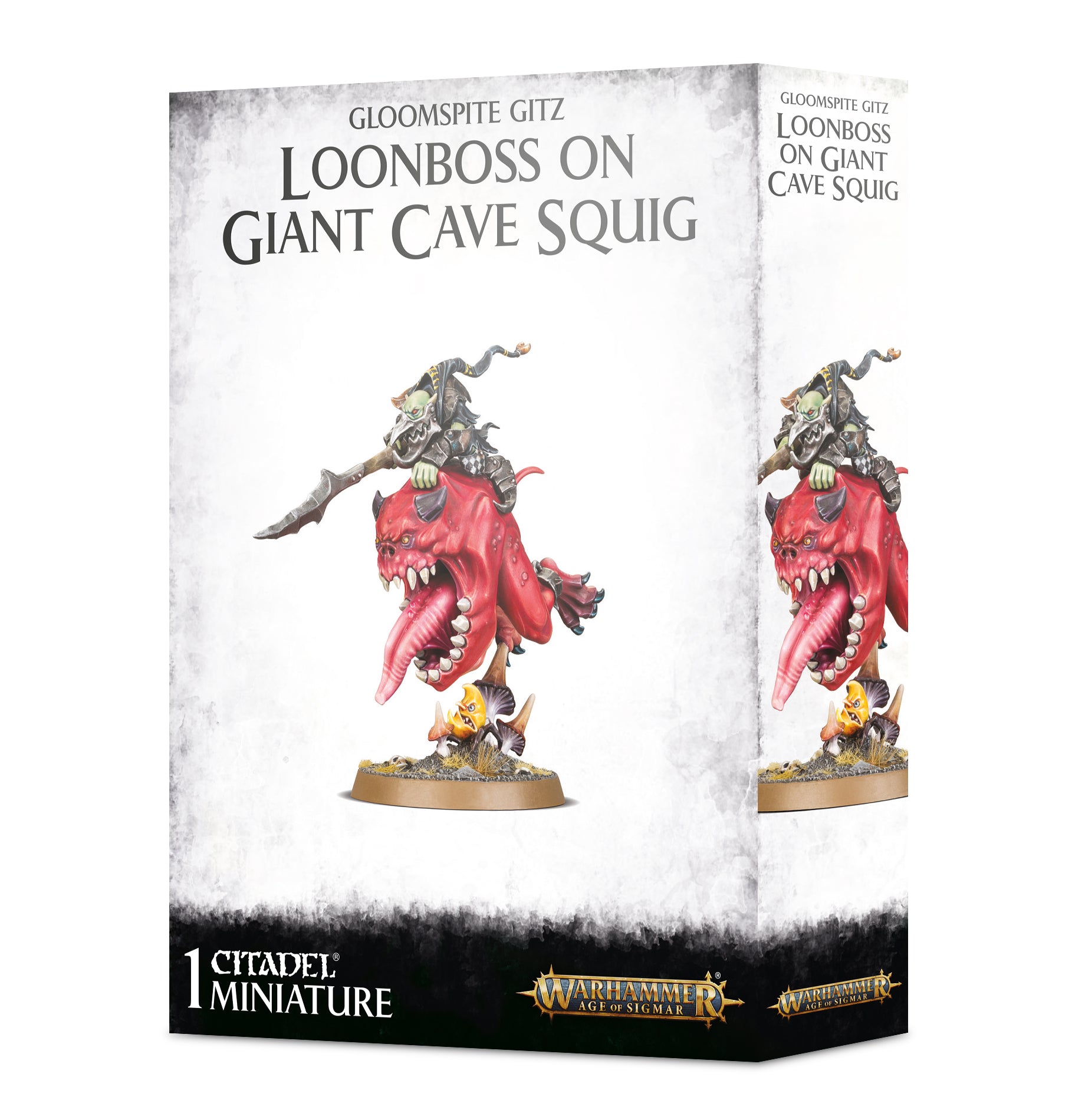 Warhammer Age of Sigmar Loonboss on Giant Cave Squig