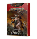 Warhammer Age of Sigmar Behemats Söhne Warscroll Cards DE