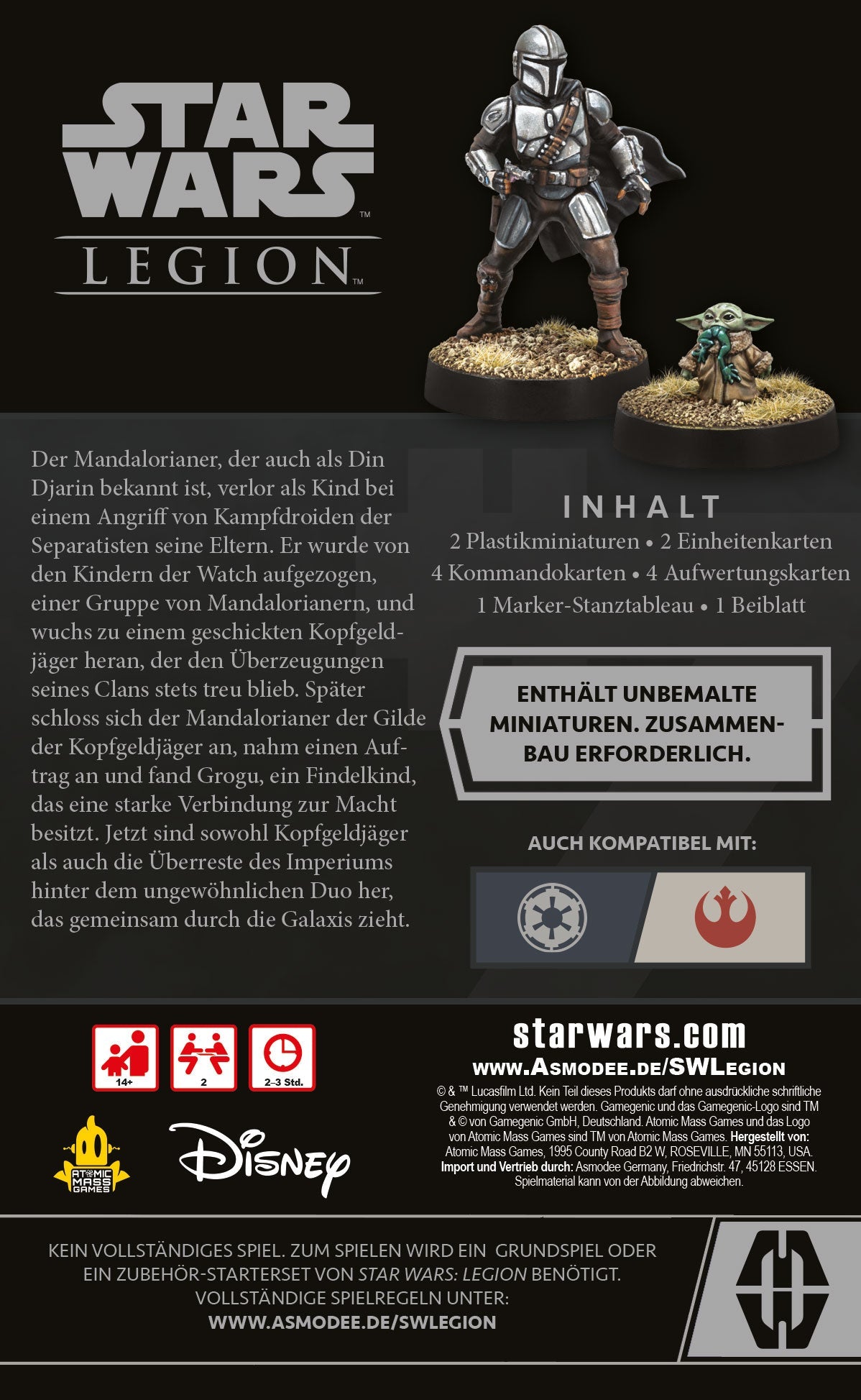 Star Wars: Legion - Din Djarin & Grogu - EN