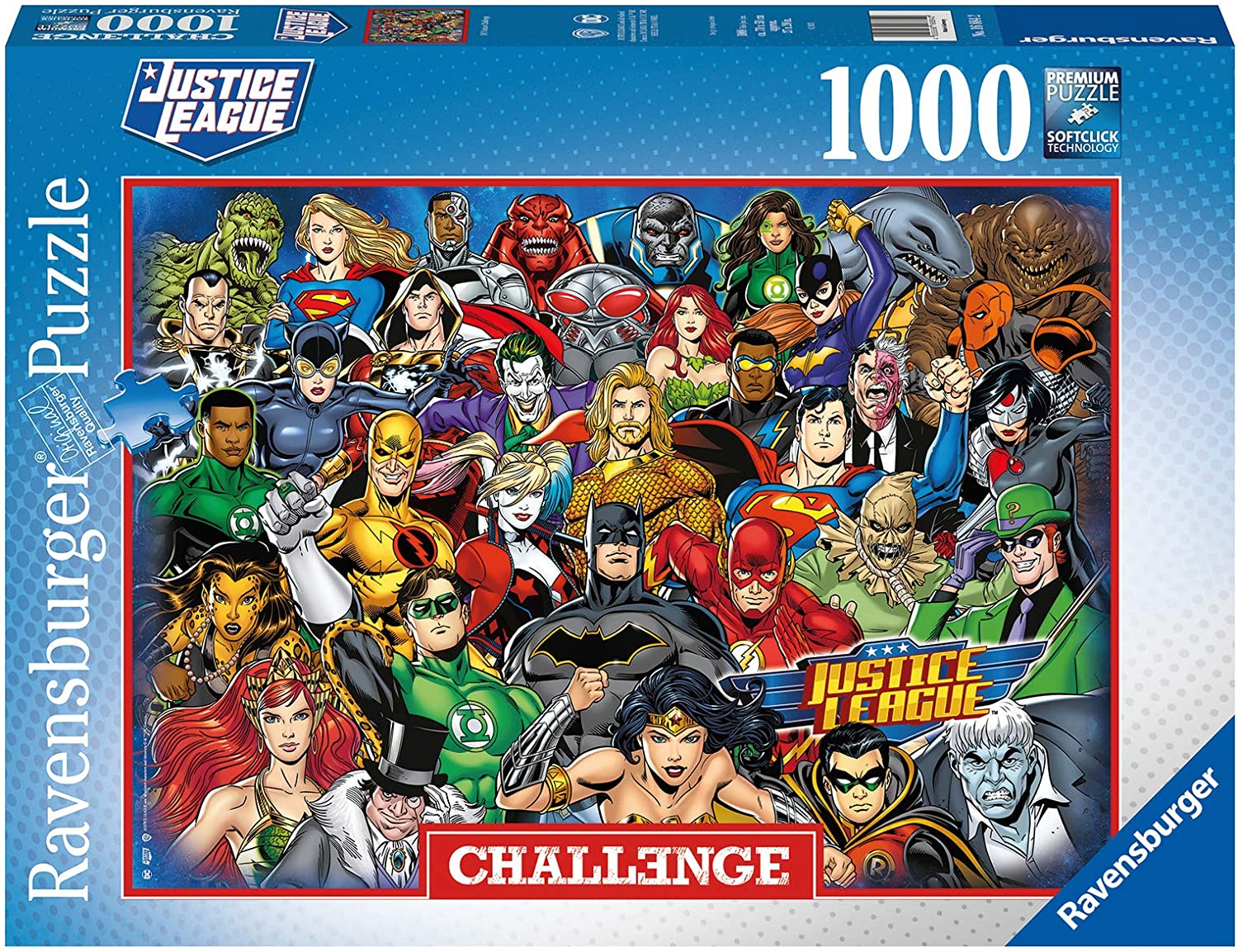 Justice League - Challenge Puzzle - 1000 Teile