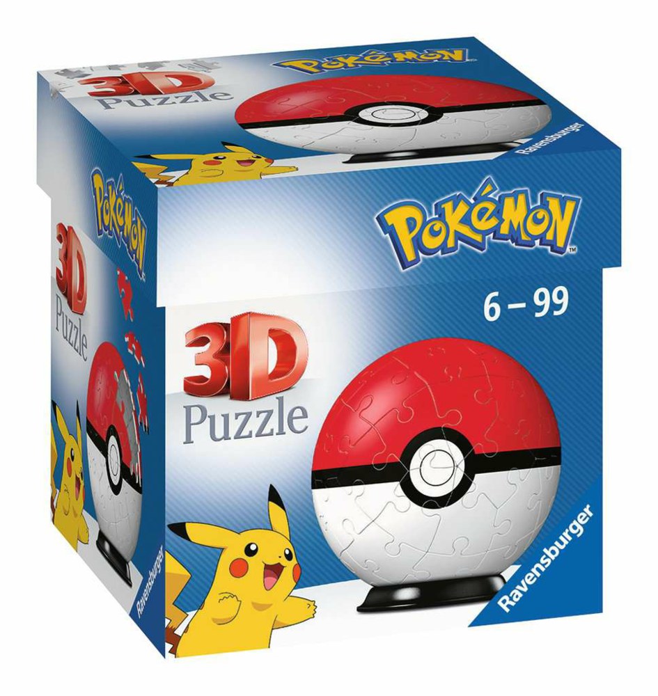 Pokémon - Pokéball 3D-Puzzleball - Pokeball