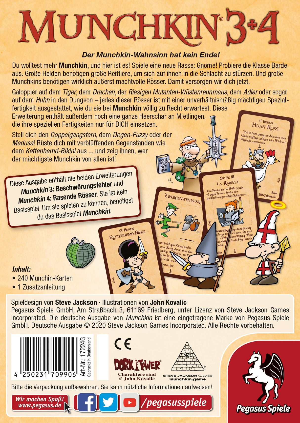 Munchkin 3+4 [Erweiterung]