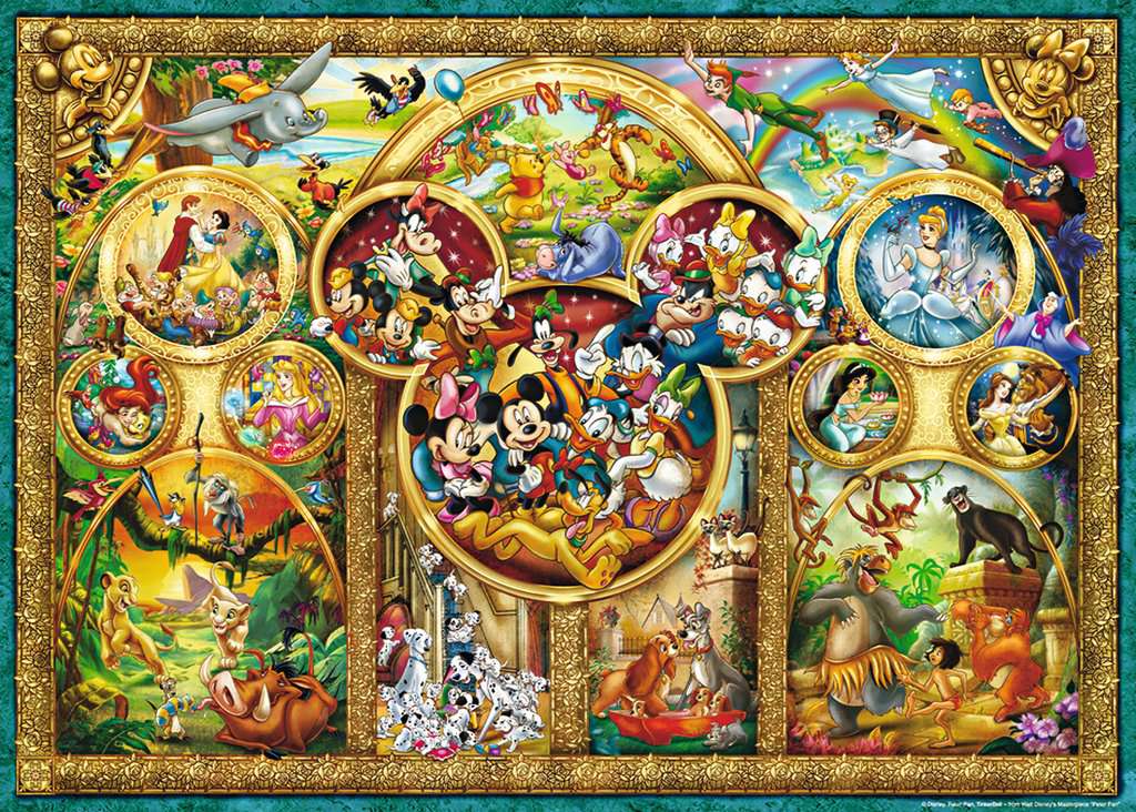 Disney - Die schönsten Disney Themen Puzzle - 1000 Teile