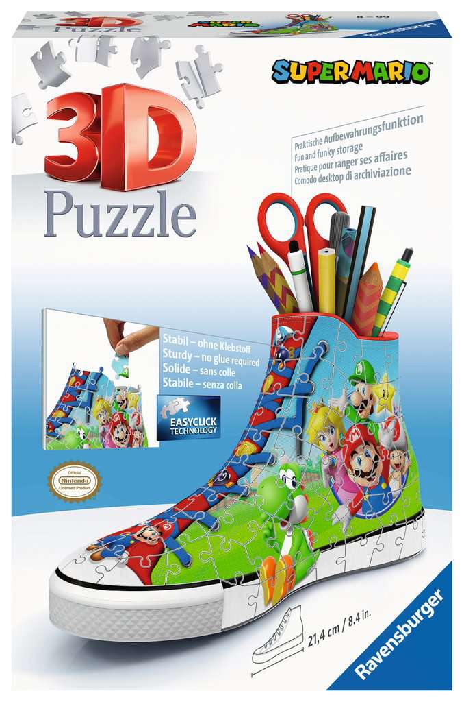3D Puzzle - Super Mario Sneaker
