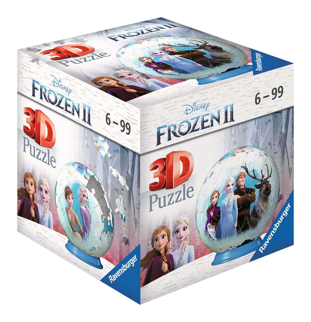 3D Puzzle-Ball - Frozen 2 - Anna, Elsa, Kristoff & Sven 55pc