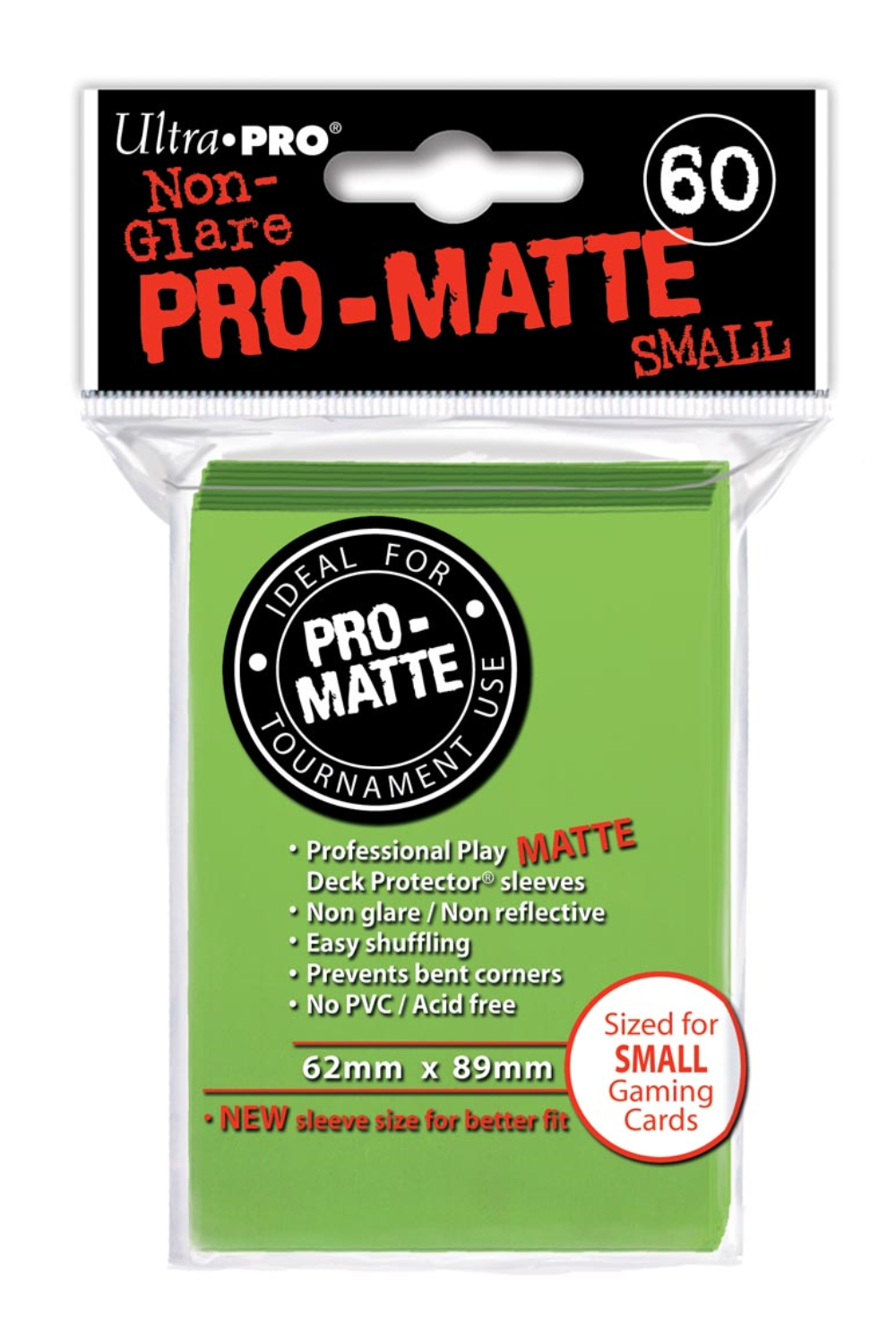 Ultra Pro - Lime Green Pro-Matte Sleeves small (60)
