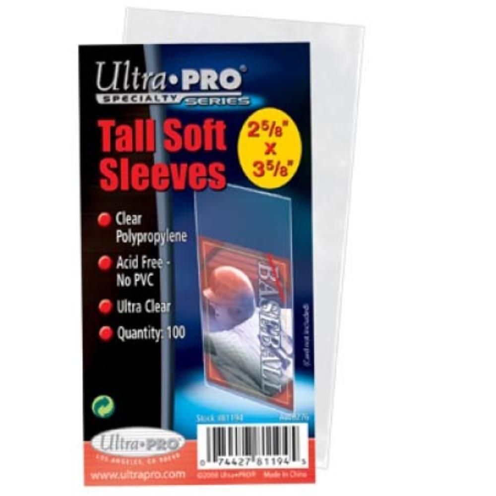 Ultra Pro - Tall Soft Sleeves 63.5 x 120.65mm