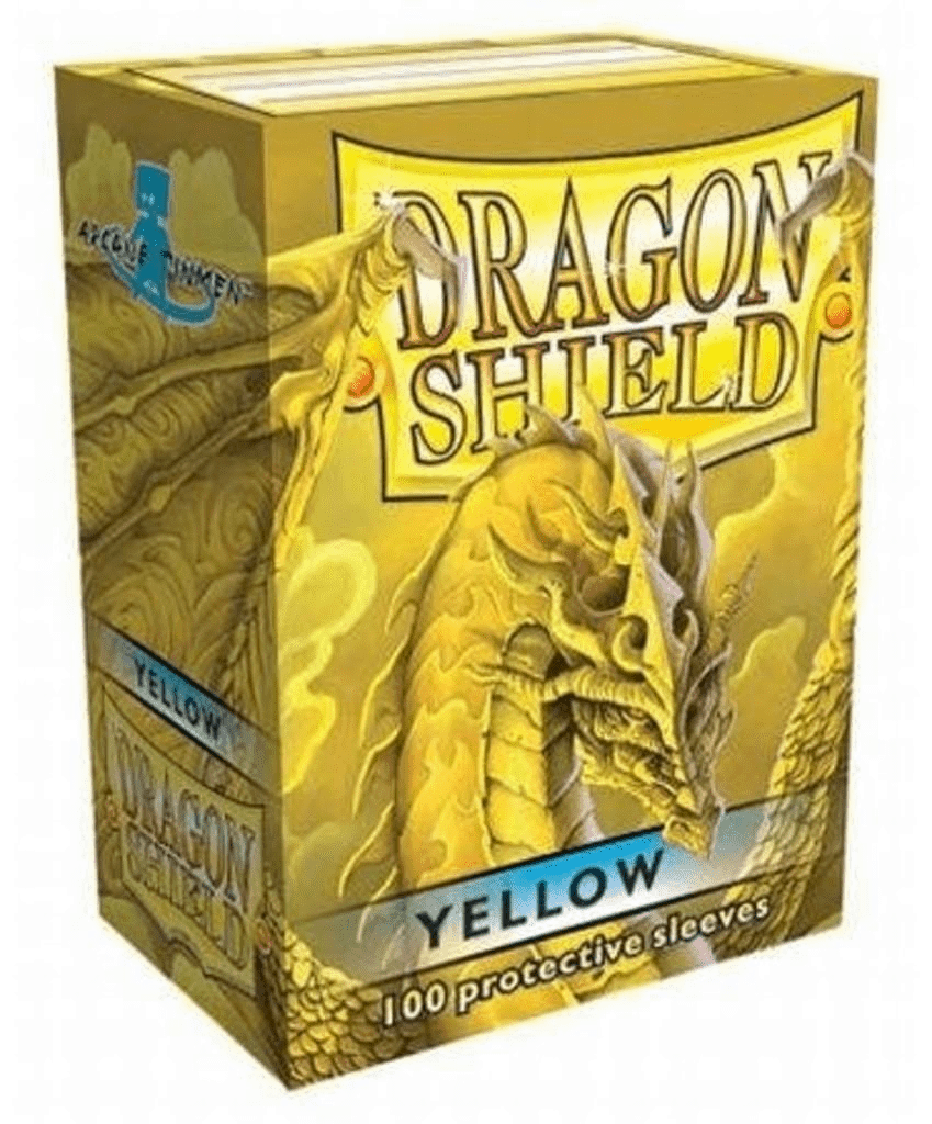 Dragon Shield Standard Sleeves - Yellow (100 Sleeves)