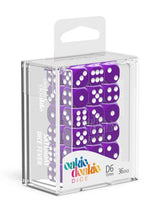 Oakie Doakie Dice W6 Würfel 12 mm Solid - Lila (36)
