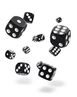 Oakie Doakie Dice W6 Würfel 12 mm Solid - Schwarz (36)