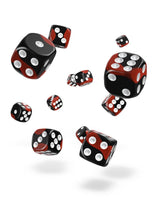 Oakie Doakie Dice W6 Würfel 12 mm Glow in the Dark - Lava (36)