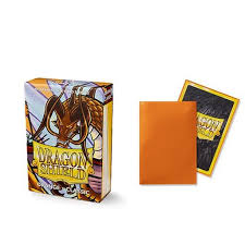 Dragon Shield Small Sleeves - Classic Orange (60 Sleeves)
