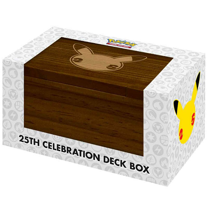 Pokémon 25th Anniversary Celebration Deck Box